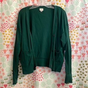 Target A New Day Green Cardigan in Women’s Large
